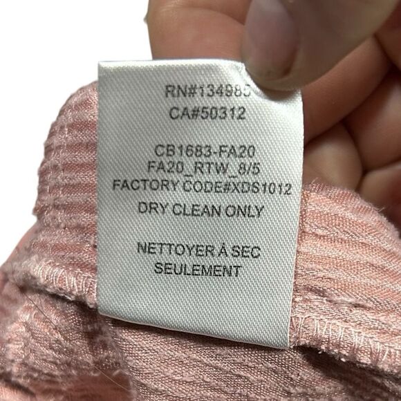 NWT For Love and Lemon’s Pink Corduroy High Rise Slim Cut Trousers Size Large - Picture 7 of 8